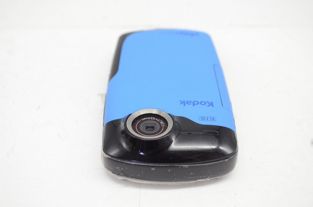 美品 Kodak コダック PlaySport ポケットビデオカメラ ブルー 元箱付 250930ag
