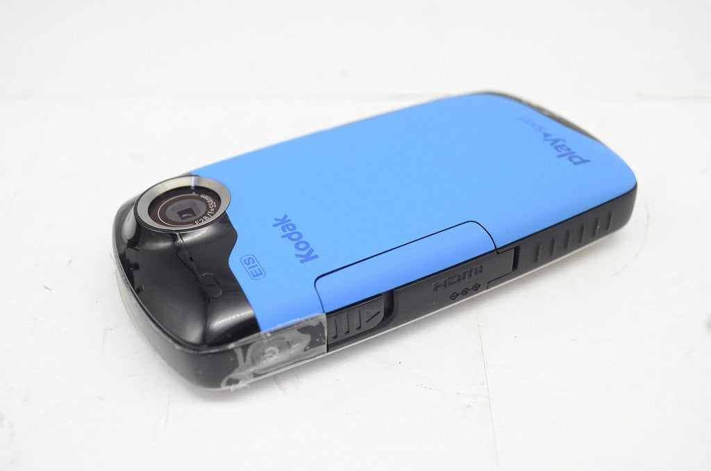 美品 Kodak コダック PlaySport ポケットビデオカメラ ブルー 元箱付 250930ag