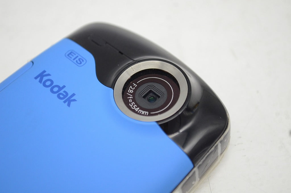 美品 Kodak コダック PlaySport ポケットビデオカメラ ブルー 元箱付 250930ag