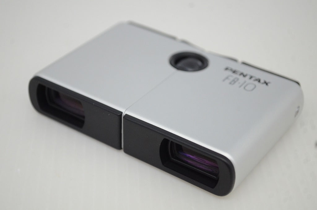 美品 PENTAX ペンタックス FLABINO FB-10 双眼鏡 シルバー 元箱付 251210ag