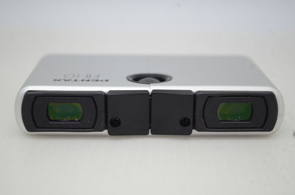 美品 PENTAX ペンタックス FLABINO FB-10 双眼鏡 シルバー 元箱付 251210ag