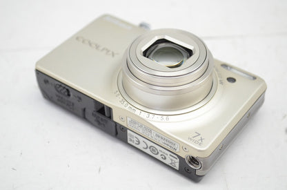 訳あり品 Nikon ニコン COOLPIX S6000 コンパクトデジタルカメラ シャンパンシルバー 250926v