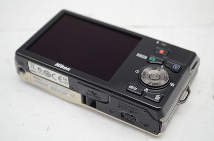 訳あり品 Nikon ニコン COOLPIX S6000 コンパクトデジタルカメラ シャンパンシルバー 250926v