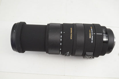 SIGMA シグマ AF APO 120-400mm F4.5-5.6 DG OS HSM Canon キヤノン EFマウント ズームレンズ フード付 251003o