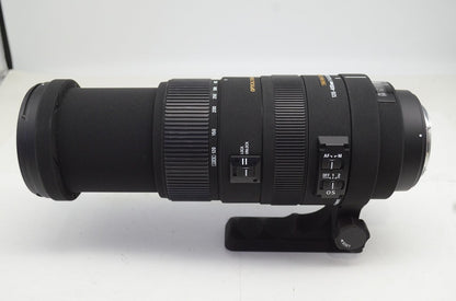 SIGMA シグマ AF APO 120-400mm F4.5-5.6 DG OS HSM Canon キヤノン EFマウント ズームレンズ フード付 251003o