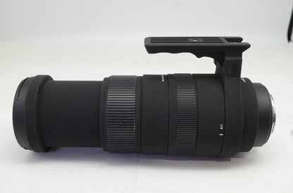 SIGMA シグマ AF APO 120-400mm F4.5-5.6 DG OS HSM Canon キヤノン EFマウント ズームレンズ フード付 251003o
