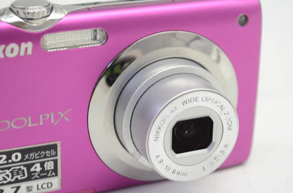 Nikon ニコン COOLPIX S3000 コンパクトデジタルカメラ ピンク 251002c