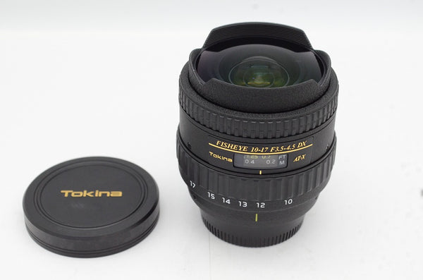 美品 Tokina トキナー AT-X 107 DX FISHEYE 10-17mm F3.5-4.5 Nikon ニコン Fマウント APS-C 240905d