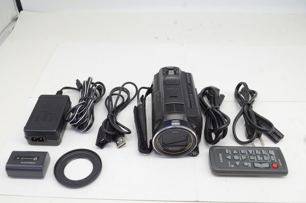 美品 SONY ソニー デジタルビデオカメラ HANDYCAM HDR-PJ630V ブラック 251002a