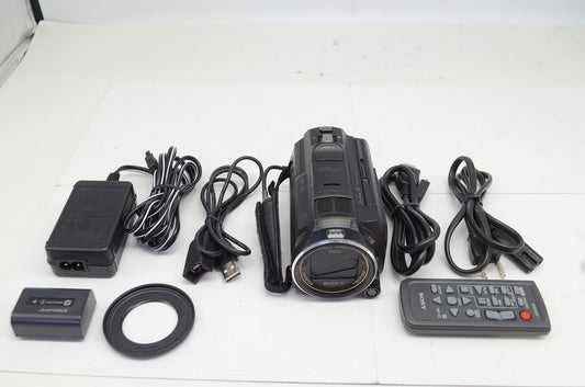 美品 SONY ソニー デジタルビデオカメラ HANDYCAM HDR-PJ630V ブラック 251002a