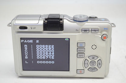 訳あり品 OLYMPUS PEN Lite E-PL1 + M.ZUIKO DIGITAL 14-42mm レンズキット ミラーレス一眼 ゴールド 元箱付 251003q