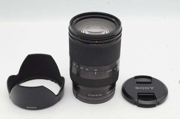 美品 SONY E 18-200mm F3.5-6.3 OSS LE SEL18200LE APS-C Eマウント ミラーレス用 240909i