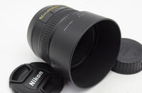 美品 Nikon ニコン AF-S NIKKOR 50mm F1.4G フルサイズ 単焦点レンズ フード付 240909o