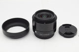 美品 SIGMA シグマ Art 19mm F2.8 DN マイクロフォーサーズ 単焦点レンズ ブラック 240909q