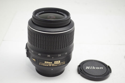 Nikon ニコン AF-S DX NIKKOR 18-55mm F3.5-5.6G VR APS-C ズームレンズ 251003ab