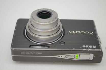 Nikon COOLPIX S510 Compact Digital Camera Urban Black 251215m