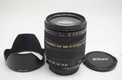 訳あり品 TAMRON AF 28-300mm F3.5-6.3 XR LD Aspherical IF MACRO A06 Nikon Fマウント ズームレンズ フード付 251003aa