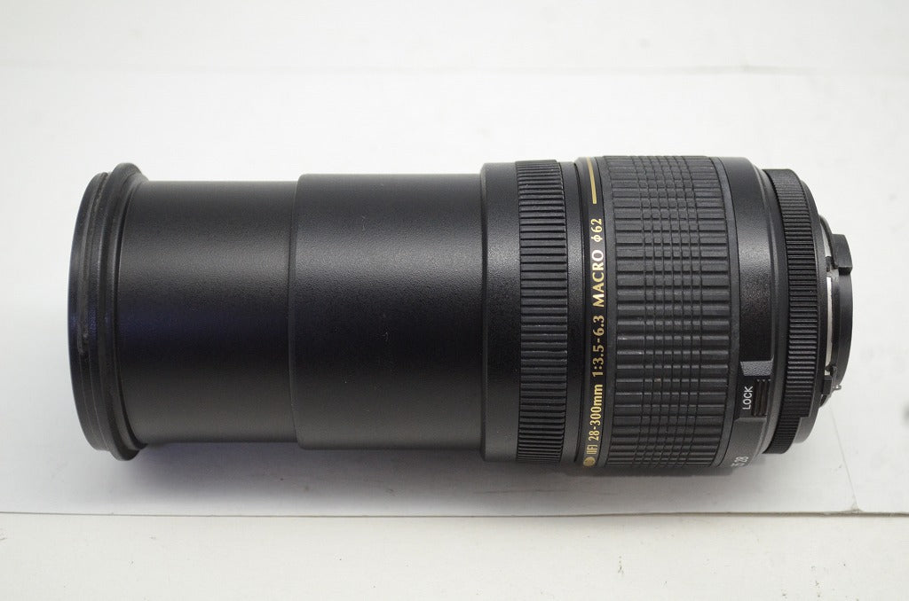 訳あり品 TAMRON AF 28-300mm F3.5-6.3 XR LD Aspherical IF MACRO A06 Nikon Fマウント ズームレンズ フード付 251003aa