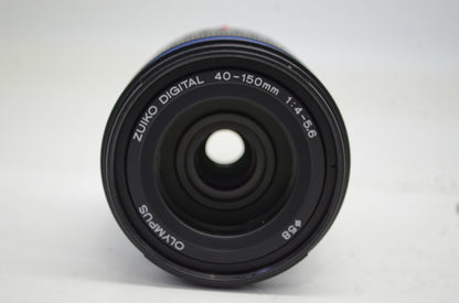 美品 OLYMPUS オリンパス ZUIKO DIGITAL ED 40-150mm F4-5.6 フォーサーズ ズームレンズ 251003s