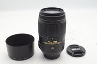 Nikon ニコン AF-S DX NIKKOR 55-300mm F4.5-5.6G ED VR APS-C ズームレンズ フード付 250419am