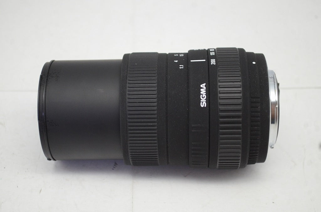 良品 SIGMA シグマ 55-200mm f4-5.6 DC PENTAX ペンタックス Kマウント APS-C ズームレンズ フード付 251006c