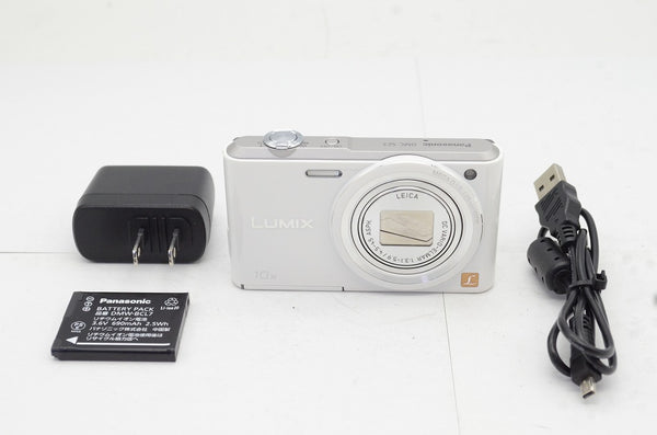 美品 Panasonic パナソニック LUMIX DMC-SZ3 コンパクトデジタルカメラ ホワイト 240915e