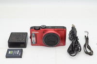 良品 Nikon ニコン COOLPIX S8100 コンパクトデジタルカメラ レッド 240915a