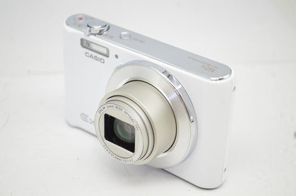 美品 CASIO カシオ EXILIM EX-ZS190 コンパクトデジタルカメラ ホワイト 251008ad