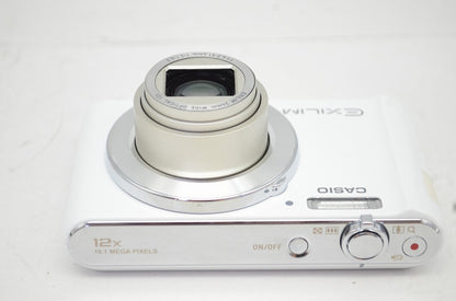 美品 CASIO カシオ EXILIM EX-ZS190 コンパクトデジタルカメラ ホワイト 251008ad