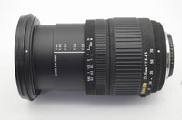 SIGMA シグマ 17-70mm F2.8-4.5 DC MACRO Nikon Fマウント APS-C ズームレンズ フード付 250420q