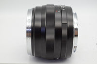 良品 Carl Zeiss Planar T* 50mm F1.4 ZE Canon EFマウント MF フルサイズ 元箱付 240916m