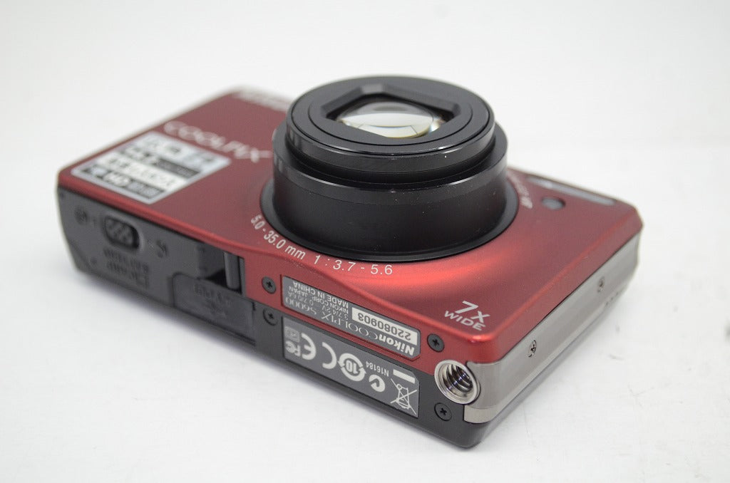 Nikon ニコン COOLPIX S6000 コンパクトデジタルカメラ レッド 251009c
