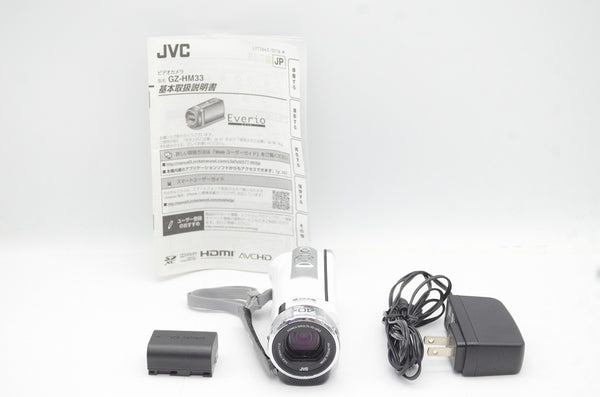 JVC ケンウッド Everio GZ-HM33 デジタルビデオカメラ ホワイト JVC ケンウッド Everio GZ-HM33 デジタルビデオカメラ ホワイト