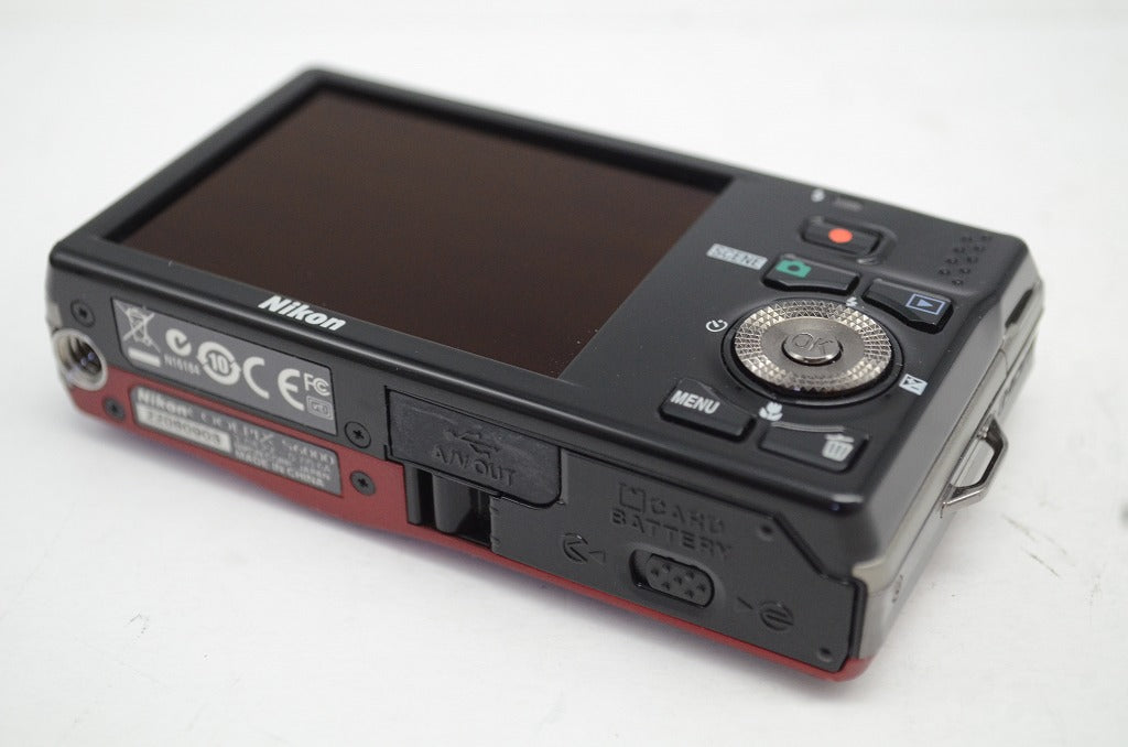 Nikon ニコン COOLPIX S6000 コンパクトデジタルカメラ レッド 251009c