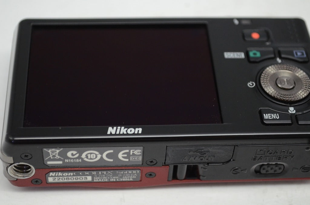 Nikon ニコン COOLPIX S6000 コンパクトデジタルカメラ レッド 251009c