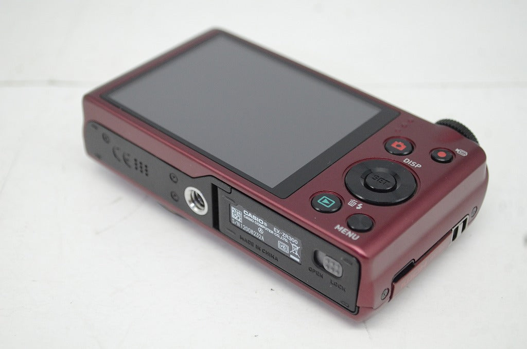 美品 CASIO カシオ HIGH SPEED EXILIM EX-ZR300 コンパクトデジタルカメラ レッド 251008v