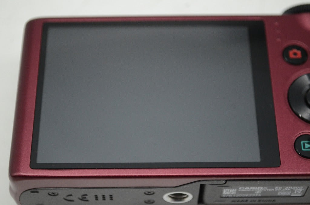 美品 CASIO カシオ HIGH SPEED EXILIM EX-ZR300 コンパクトデジタルカメラ レッド 251008v