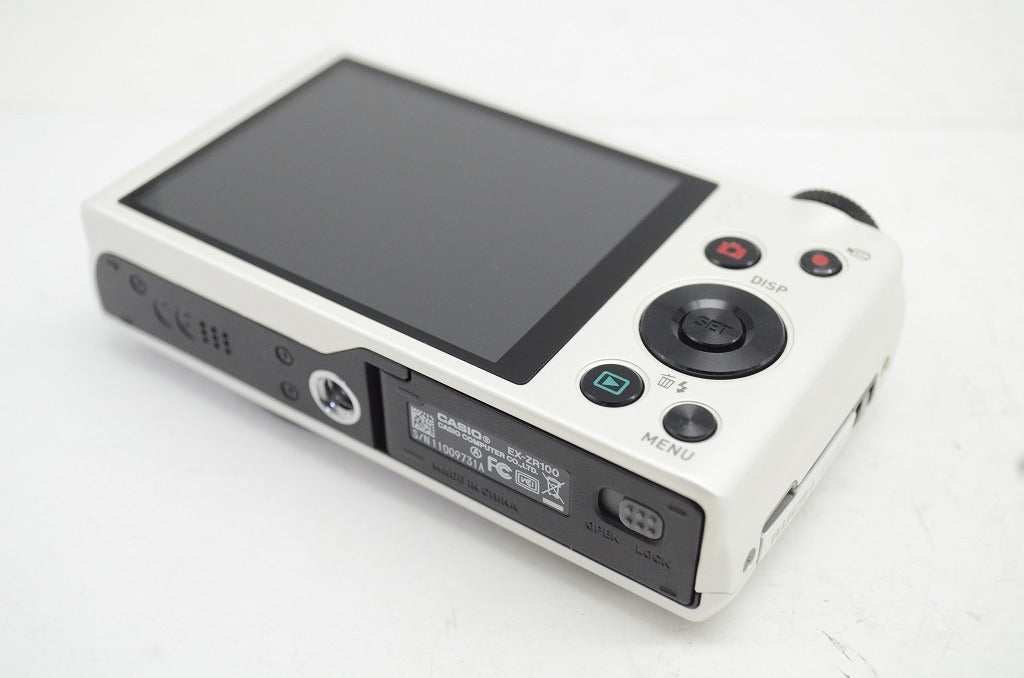 CASIO カシオ EXILIM EX-ZR100 コンパクトデジタルカメラ ホワイト 251008af