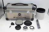 美品 MINOLTA ミノルタ AF APO TELE 400mm F4.5 G HIGH SPEED 単焦点レンズ SONY αマウント トランクケース付 240923a