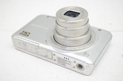訳あり品 OLYMPUS オリンパス VG-140 コンパクトデジタルカメラ シルバー 251008c