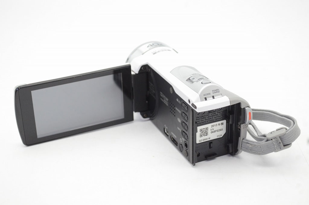美品 JVC ケンウッド GZ-E600 デジタルビデオカメラ ホワイト 260812aj