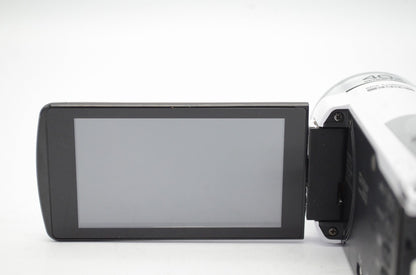 美品 JVC ケンウッド GZ-E600 デジタルビデオカメラ ホワイト 260812aj