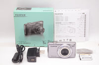 美品 FUJIFILM フジフィルム FinePix JX420 コンパクトデジタルカメラ シルバー 元箱付 250427s