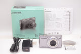 美品 FUJIFILM フジフィルム FinePix JX420 コンパクトデジタルカメラ シルバー 元箱付 250427s