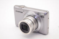 美品 FUJIFILM フジフィルム FinePix JX420 コンパクトデジタルカメラ シルバー 元箱付 250427s