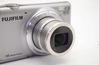 美品 FUJIFILM フジフィルム FinePix JX420 コンパクトデジタルカメラ シルバー 元箱付 250427s