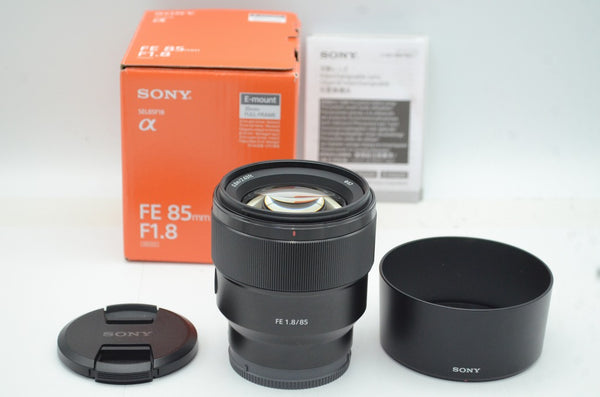 美品 SONY ソニー FE 85mm F1.8 SEL85F18 Eマウント フルサイズ 単焦点レンズ 元箱付 250427r