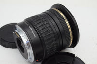 美品 TAMRON SP AF 11-18mm F4.5-5.6 Di II LD Aspherical IF A13 APS-C Canon EF フード付 240926s