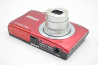 美品 Nikon ニコン COOLPIX S2900 コンパクトデジタルカメラ レッド 250427p