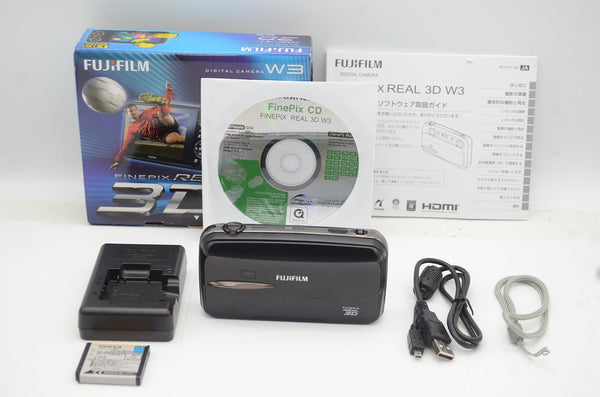 美品 FUJIFILM フジフィルム FinePix REAL 3D W3 コンパクトデジタルカメラ 元箱付 250427e